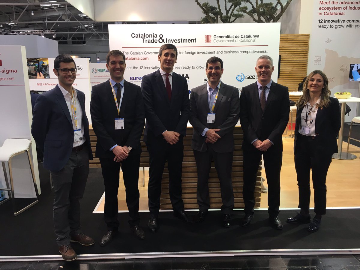MiquelReyC's tweet photo. Happy to share visions on Future Industry Innovations with #SPRI #BasqueGovernment @accio_cat @catalonia_TI @Eurecat_news at @hannover_messe https://t.co/buAcoSraxH