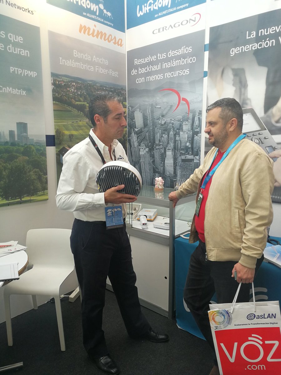 Wifidom's tweet photo. ¿Interesados en @GoMimosa? Este es vuestro stand #Stand31 #ASLAN2019 https://t.co/WyUQjI9Bbd