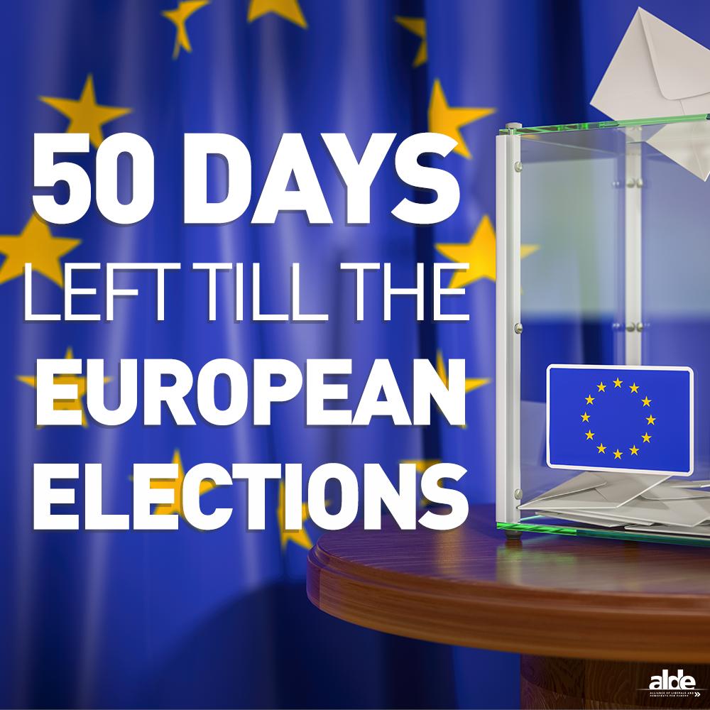 In just 50 days, YOU will decide the future of the European Union! 

I believe it’s time to #RenewEurope! Do you feel the same? 

Then support our pro-European parties and lists in all Member States 🇪🇺 

#EP2019