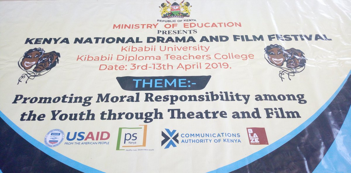 Talent pays. @InfoKfcb has continued to promote talent among the youths. #KFCBDramaFilmFest2019 #60thNationalDramaAndFilmFestivalKE @InfoKfcb @EduMinKenya @KibabiiUni