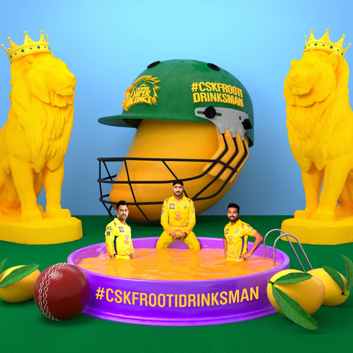 (1/2) We are back with our next contest for the #CSKFROOTIDRINKSMAN. Go to your Instagram, Twitter or Facebook to post a photo telling us why you or your friend are the best candidate! To enter, tag @Frooti on Twitter.