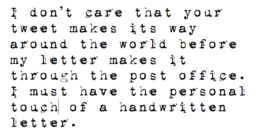 onlyhandwritten's tweet photo. The personal touch. https://t.co/eMtn1kblDp