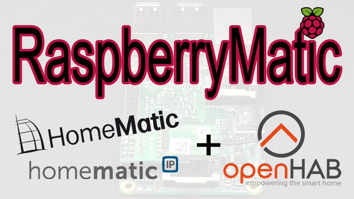 BangerTECH's tweet photo. heute Abend!! neues Video zu Homematic&openHAB #smarthome #openhab #raspberrymatic #homematicip #homematic https://t.co/0C6G2QZdR7