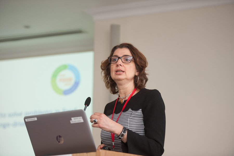 ILSI_Europe's tweet photo. #FIT4FOOD2030 coordinator Jacqueline Broerse from @VUamsterdam highlights that a strong #Research & #Innovation framework based on a holistic and participatory approach is needed to transform food systems by addressing the persistent problems @SciFoodHealth #IEAS2019 https://t.co/vTUDX7vJ7O