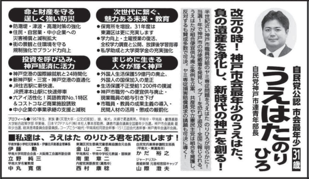 神戸市会議員選挙