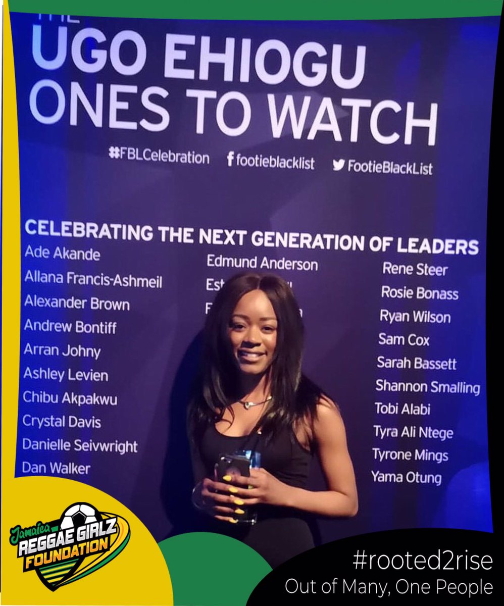 Reggae_Girlz_F's tweet photo. Reggae Girlz Foundation are pleased to announced Jamaican-born United Kingdom based sports journalist Crystal Davis as our UK Brand Ambassador.
#CrystalDavis #BrandAmbassadorUK #MakingADifference #Rooted2Rise #ReggaeGirlzFoundation #EmpoweredWomenEmpowerWomen #RoleModel https://t.co/epdCc2hpum