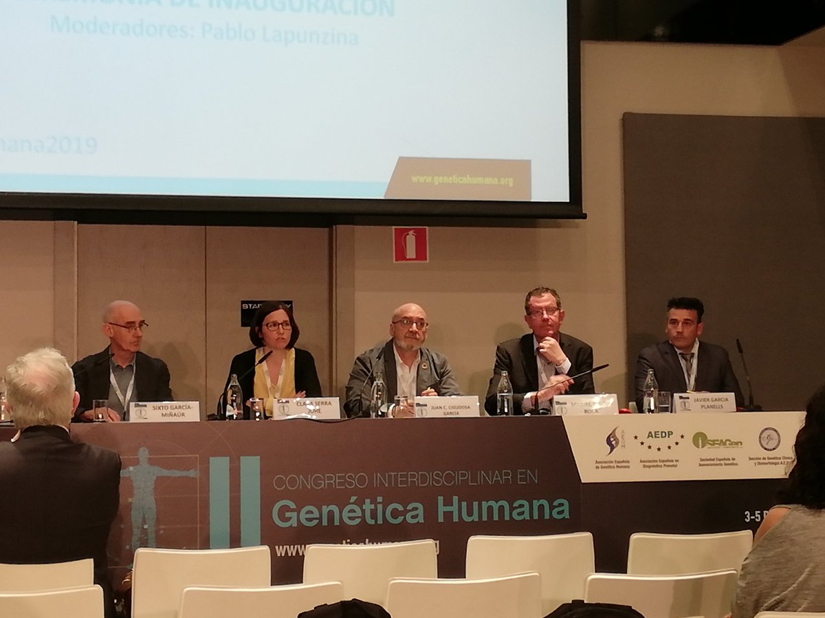 Empezando el II Congreso Interdisciplinar de Genética Humana. Seguro que aprendemos mucho. Muchas sesiones y conferencias interesantisimas. #aegh