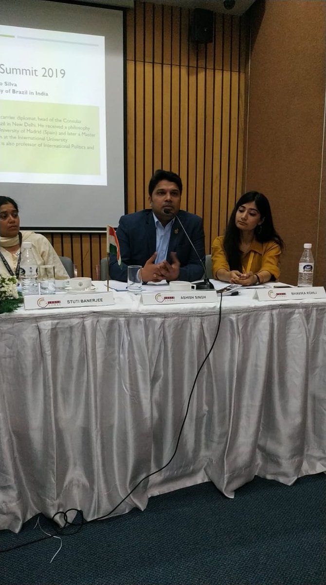 globalyouthind's tweet photo. The panelists highlighted various aspects in the session, highlighting several facets of Youth in terms of diaspora, their role in national economies and policy formulation, etc. 
#GYSummit2019 
#bethechangeyouwanttosee 
@BrazilEmbassyIN https://t.co/hvZ5SXCXxO