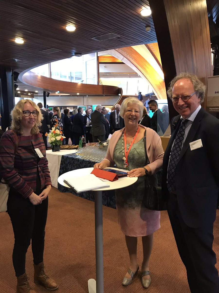 VigjilencaAbazi's tweet photo. At @coe with Mrs Meijers, getting ready to present the report on how to best protect #whistleblowers at local and regional level, stay tuned more to come today! https://t.co/talM0lYAOr