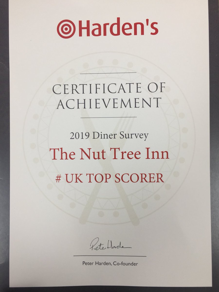 Nuttreeinn's tweet photo. Thanks @HardensBites for this lovely surprise!
#uktopscorer #nuttreeinn #countrypub #oxfordshire #hardens #achievement #doingthebestwecan https://t.co/m3zxQZr77B