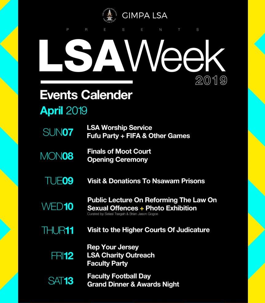 gimpalsaonline's tweet photo. The event calendar is out. Save the dates! #GimpaLSA #LSA19 ⚖️ https://t.co/lC4w9j2bJE