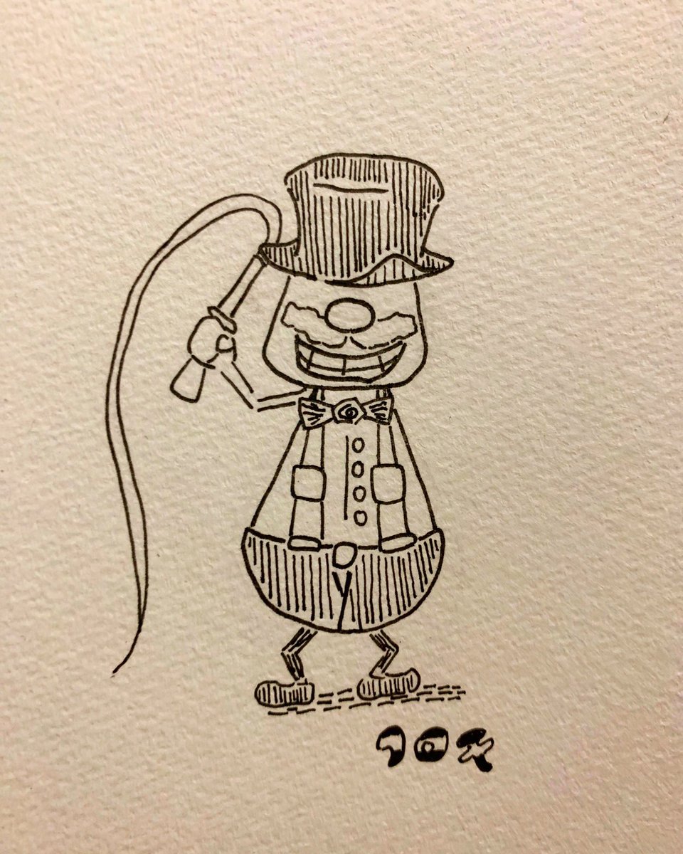 curomo0109's tweet photo. "鞭の音がしたら奴が来る"
#イラスト
#お絵かき
#白黒
#モノクロ
#団長
#Circusmaster
#アニメーション
#デザイン https://t.co/f5AX0J1fBr