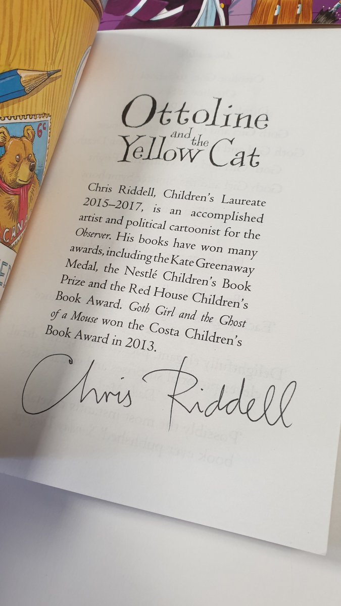 📚 COMPETITION TIME 📚 We are giving away 4 signed copies of <a href="/chrisriddell50/">chris riddell</a> Ottoline series!

For a chance to win:

1. Follow <a href="/Supportyoursch/">Support your school</a> 
2. Retweet this post

The competition closes 5th April at 12:00PM

Good luck!

#Competition #Win #Giveaway #ReadingForPleasure #Literacy