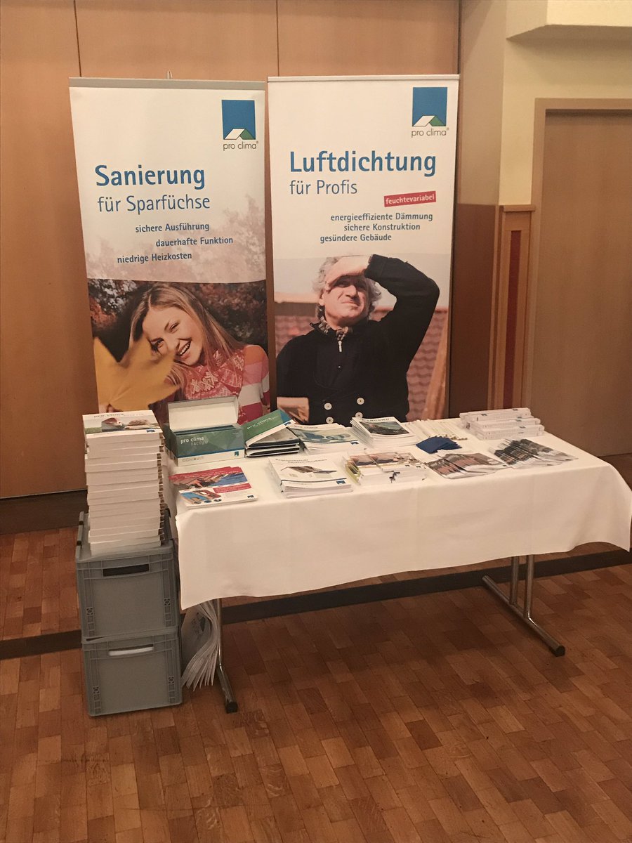 Heute findet in #Arnstadt das #Rockwool Forum DAS SICHERE SCHRÄGDACH statt. #proclima ist auch dabei. Themen sind u a #Luftdichtung und #Feuchteschutz im #Steildach rockwool.de/rat-und-tat/ro…