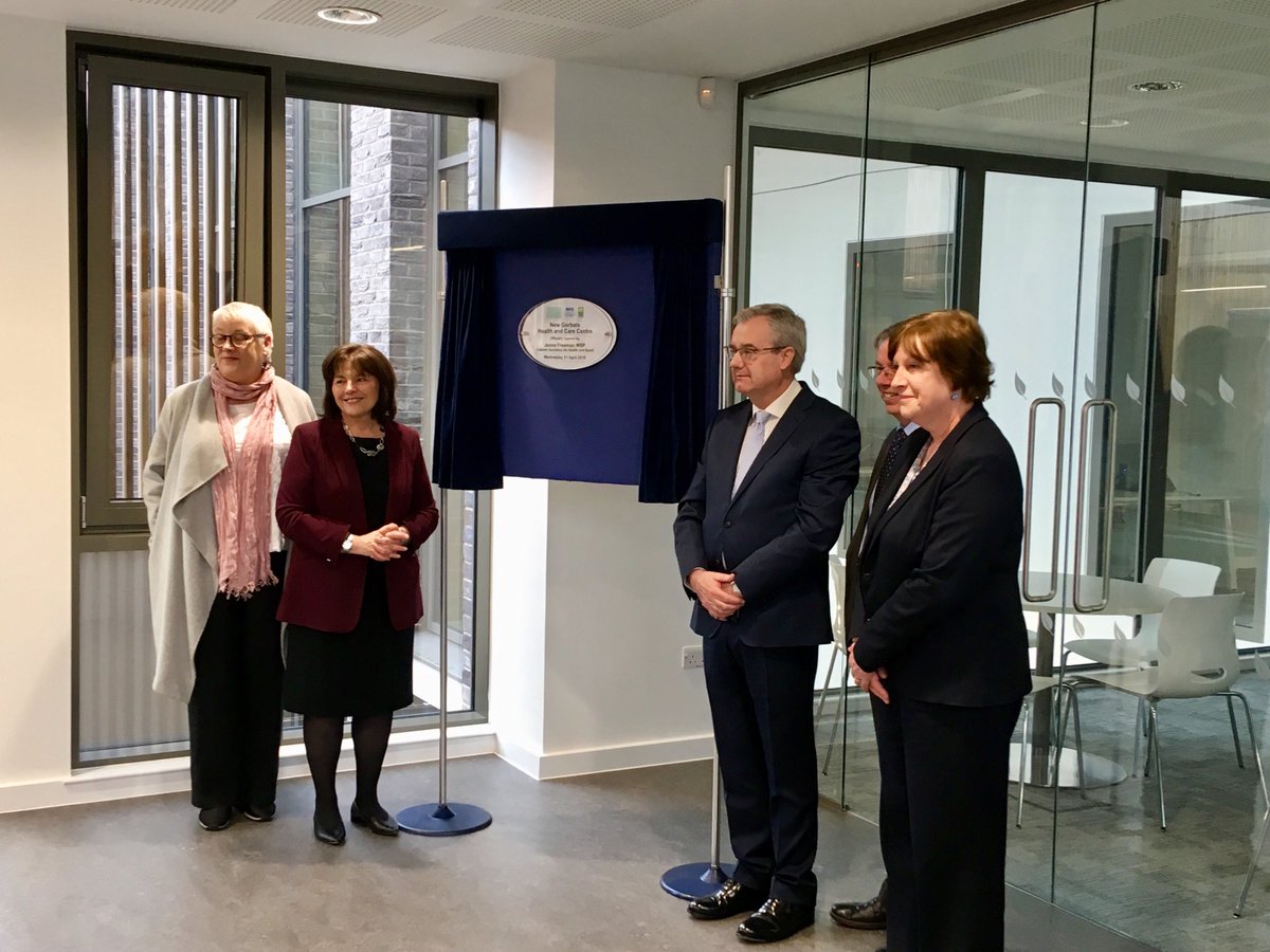 A big day for us today the formal opening by the Cabinet Secretary