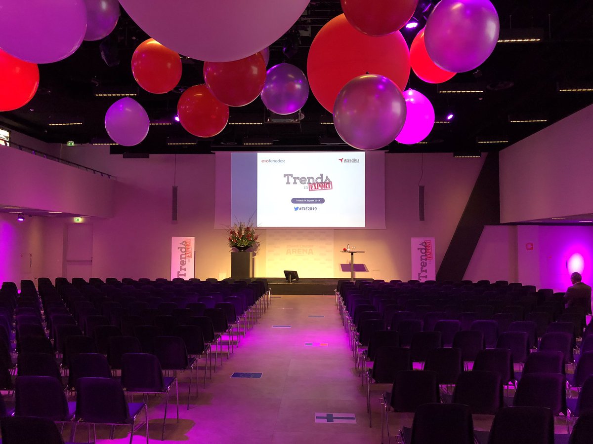 TrendsInExport's tweet photo. Trends in Export 2019 start in 30 minuten! Wij zijn er klaar voor. #trendsinexport #TIE2019 https://t.co/CbmGiu7yOc