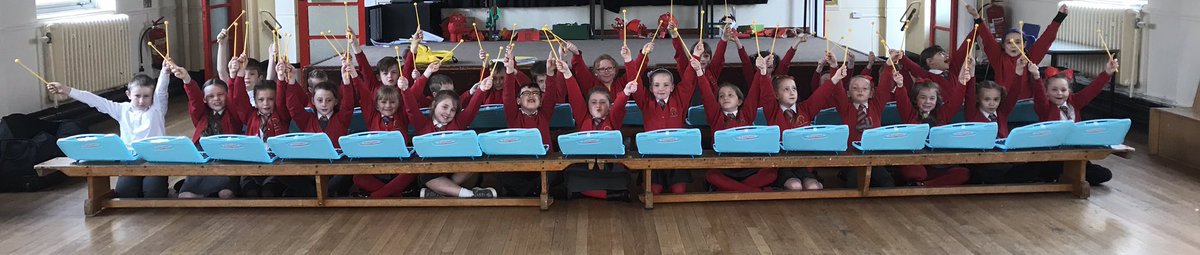 What a wonderful bunch <a href="/GlyncoedP/">Glyncoed Primary School - Grow Persevere Succeed</a> preparing for an exciting <a href="/upbeatwales/">Upbeat Music and Arts</a> concert with <a href="/UpbeatSusie/">UpbeatSusie</a> next Wednesday! #glocktastic #creativelearning #improvisation