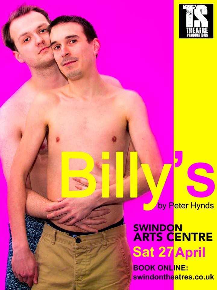 TSTheatre's tweet photo. Coming soon. Billy's #swindonartscentre #swindon #lgbtq #gay #newwriting #loveislove https://t.co/BAziYXStwv