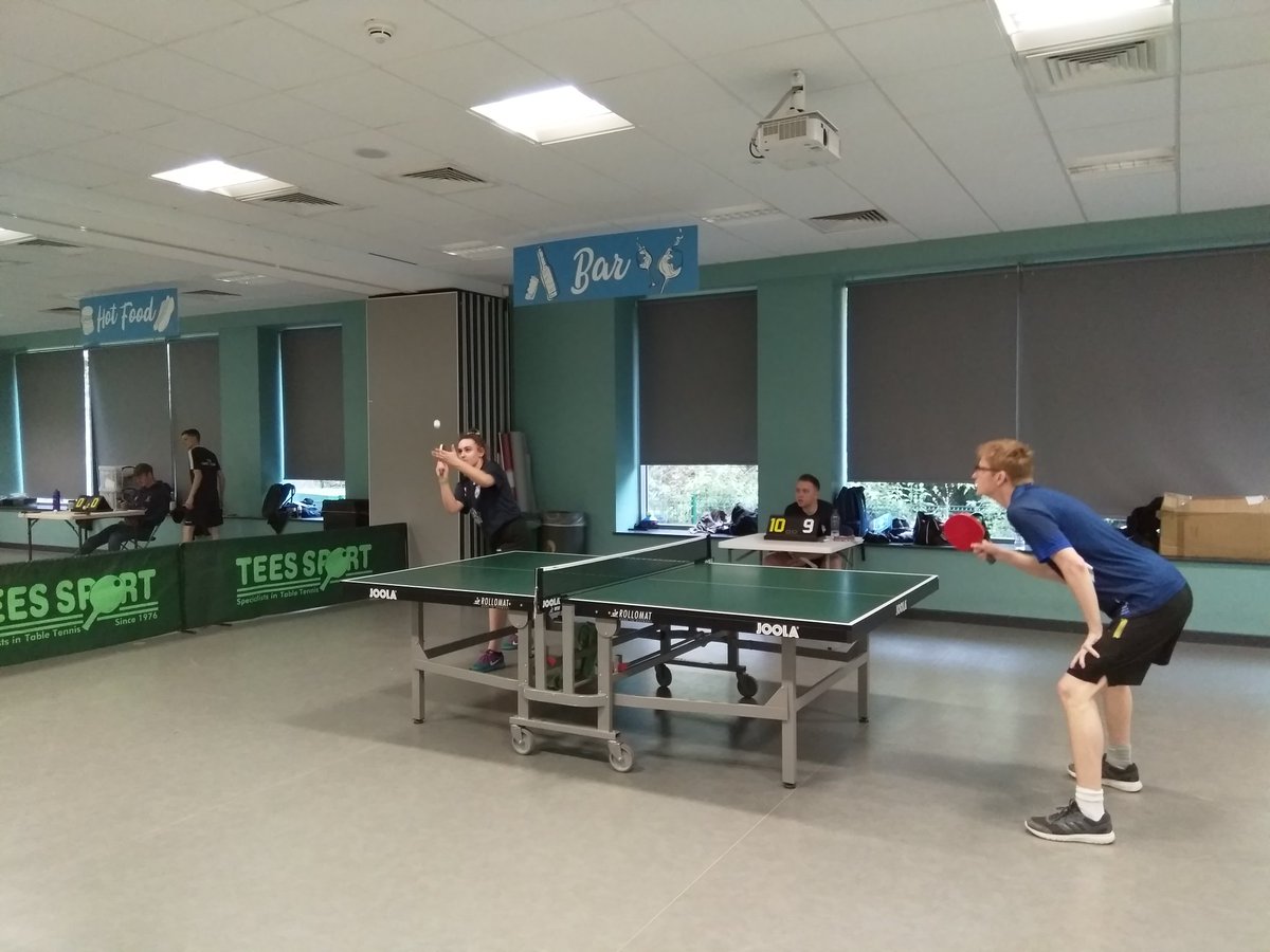 worcsu's tweet photo. Super competitive in the Table Tennis but @UoWTTC slightly ahead for now. Hopefully #TeamWorc can make it a clean sweep in the morning fixtures.
#ratherbeasauce #PositiveWorc #Varsity2019 https://t.co/xDWN4izaGw