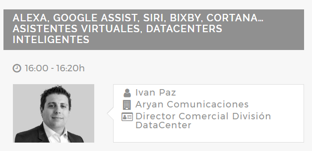 aslan_es's tweet photo. Hoy conferencia de Iván Paz @Aryan_VAD en #ASLAN2019 "Tecnologías para acelerar la #TransformaciónDigital". Consulta el programa completo: https://t.co/eXSqzRdFcg https://t.co/cXcc5lTJA2