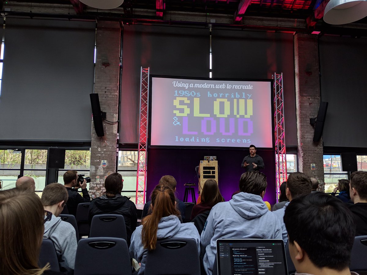 iamsmarta's tweet image. Actually so excited to finally see @rem speak at @FrontendNE today! 🎉 #FrontendNE