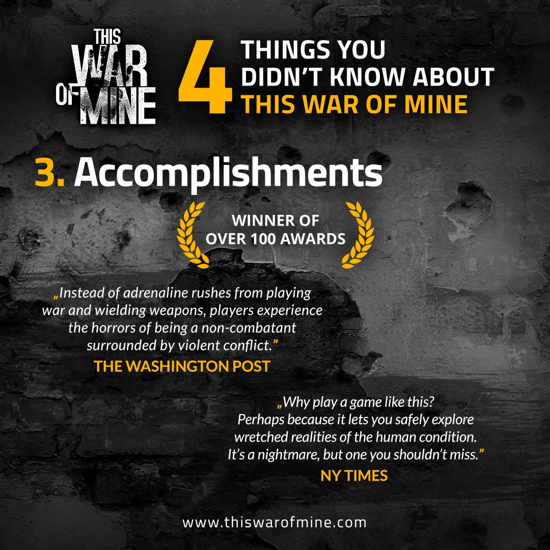 This War of Mine собрала 500 тысяч долларов на благотворительность, продавшись тиражом в 4,5 миллиона копий