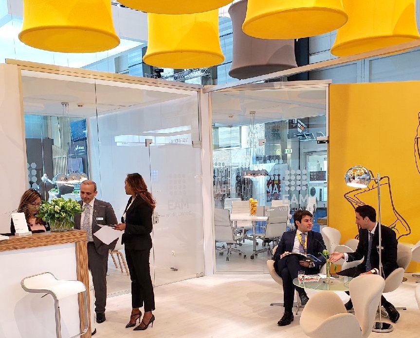 EAMWorldwide's tweet photo. Day 2 @aix_expo - Come by our lounge at stand 5C10 to relax and learn more! #aviation #aviationsafety #Hamburg #AIX19 https://t.co/Z0guPpkuhl