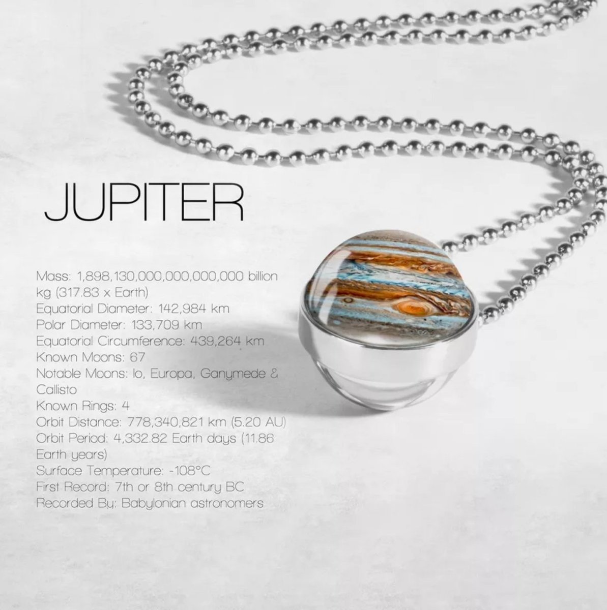 MoomoonUK's tweet photo. Silver Jupiter Globe Necklace 🌌 https://t.co/wHvlOVLeIa