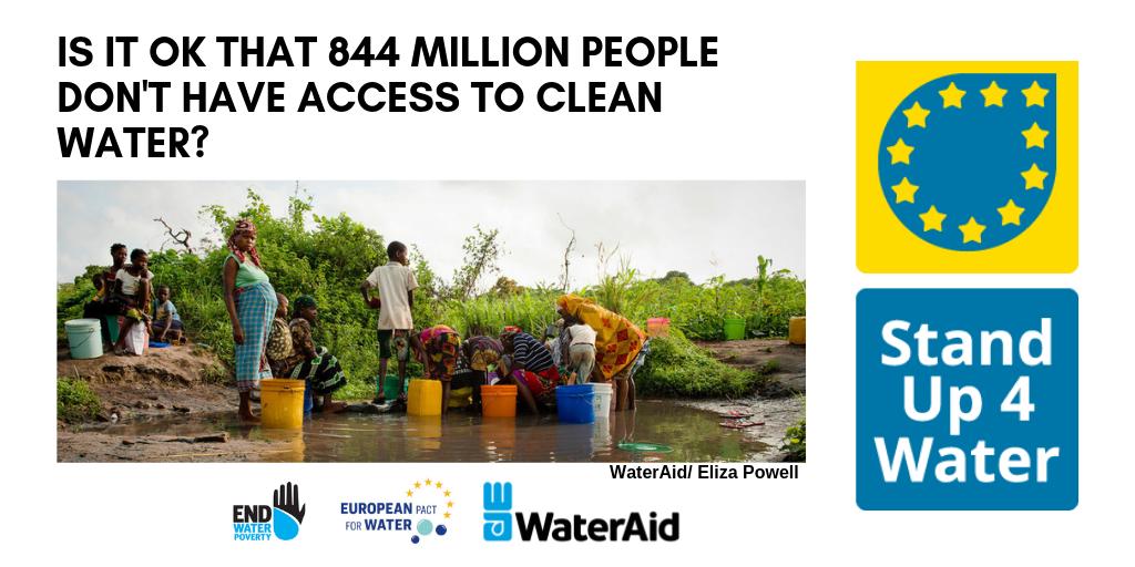 EuWateraid's tweet photo. We're launching today with @EndWaterPoverty and European pact for Water our #StandUp4Water campaign calling on candidates to EU elections to support our #pledge so that the EU fully contributes to achieving SDG6.
https://t.co/dumcFg1b7V
#EP2019 https://t.co/6TzCxrDAx5