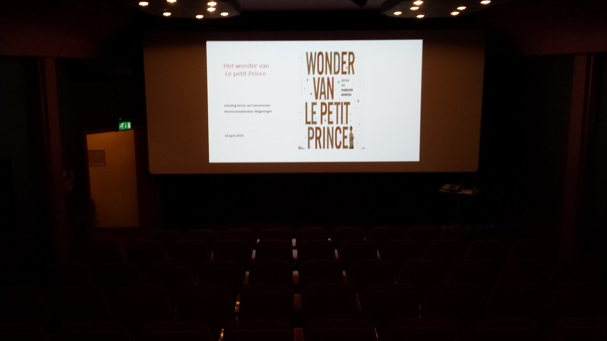 AnnievGansewink's tweet photo. Technische doorloop gedaan van mijn inleiding bij docu 'Het wonder van Le Petit Prince' 10 april om 19 uur @Heerenstraat #wageningen #HTDocs https://t.co/YORBKzi8e5