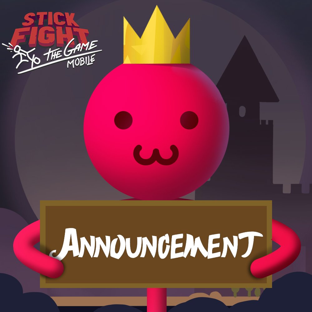 Dear Stickfigures,
We will prolong the testing time to better understand your preference and improve the quality of Stick Fight: The Game Mobile.
We will also send every stickfigures 20,000 coins as reward. And server closing time will be announced on this page later~😍