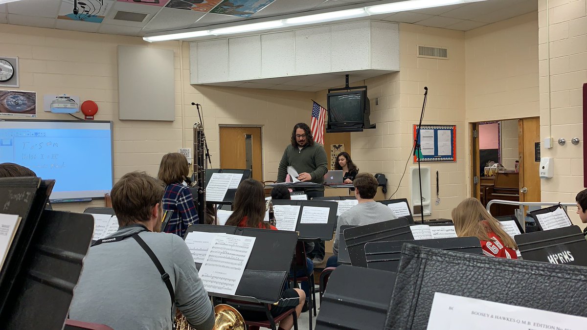 Robby Zweesaardt (@hprhs_robby) on Twitter photo 🎺🥁🎷 Students from Mr. Carroll’s Music Tech II class coming into Wind Ensemble rehearsal this morning go record! <a href="/HPRwildcats/">High Point Regional High School</a> @DeodinoWildcats 🎺🥁🎷 Students from Mr. Carroll’s Music Tech II class coming into Wind Ensemble rehearsal this morning go record! <a href="/HPRwildcats/">High Point Regional High School</a> @DeodinoWildcats