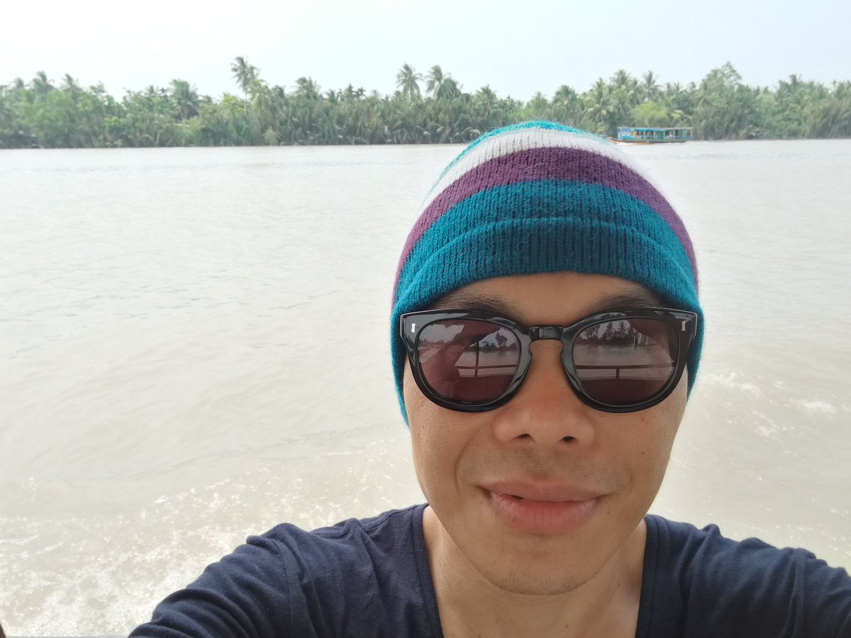 @AddisonsUK trustee, consulting #endocrine nurse  and all round good guy Phillip Yeoh makes an early dash for the winning line in #BeanieHatChallenge. Where in the world is he?