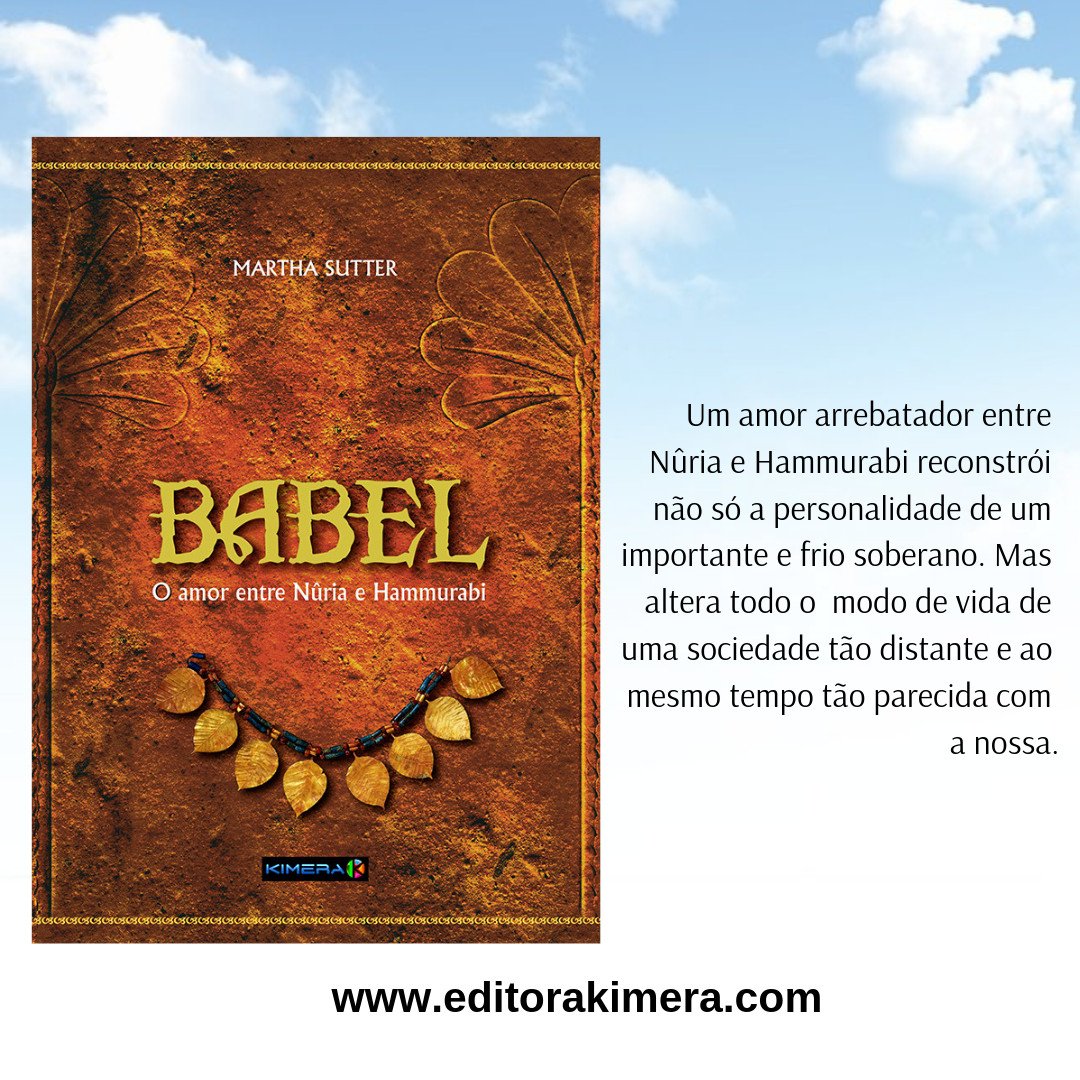 EditoraKimera's tweet photo. A fascinante Babel foi, um dia, a cidade mais admirável da Antiguidade, o verdad... https://t.co/6FT4fsHJqI https://t.co/tLERmB0tZi
