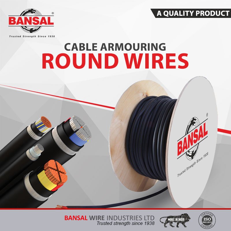 BansalWire's tweet photo. A Cable Armouring Wires is a metal cover usually applied in form of wire or formed wire, intended to protect the cable from mechanical damage.
Visit us π https://t.co/Udl99KV8SC OR Contact β 9717494973
#BansalGroup #Bansal #BansalWire #Wire #GalvanizedWires #CableArmouring https://t.co/Z8ZNL4wKsD