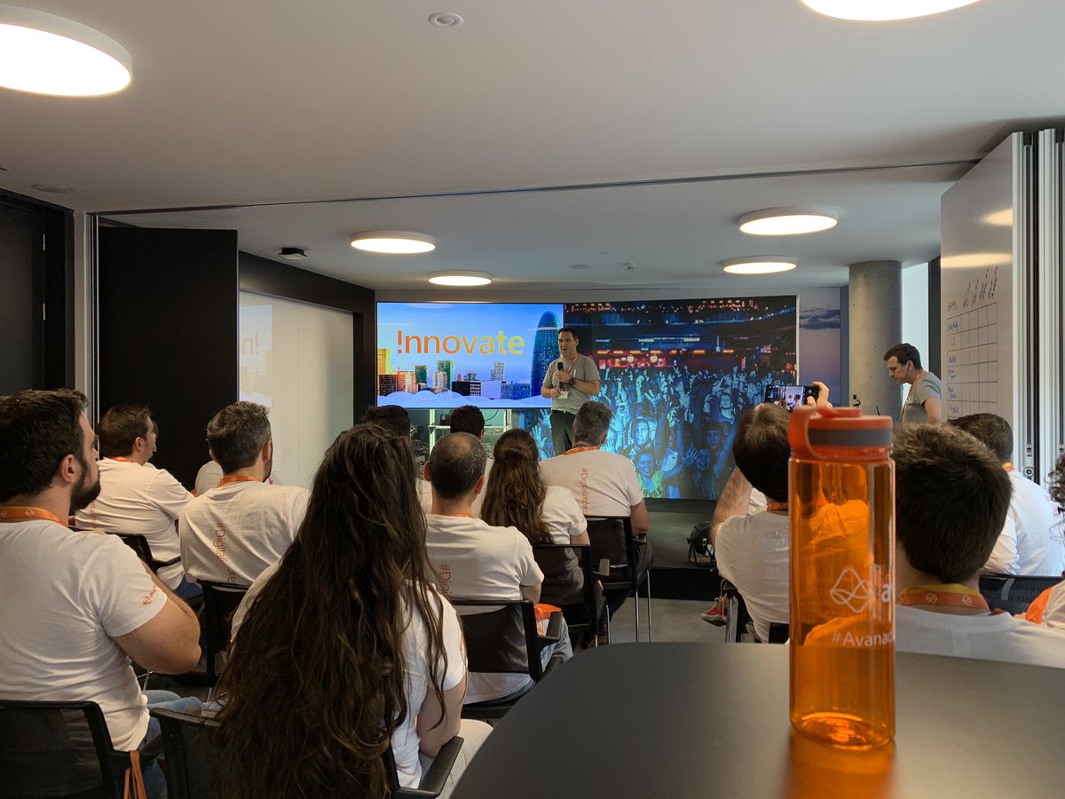 themattjoe's tweet photo. After amazing events in Malaga, Madrid, and Barcelona, I’m ready to see the @AvanadeSpain #Makeathon19 finalists pitch! #TechForSocialGood #WeAreAvanade #innovation #DigitalIntoReal #DesignThinking https://t.co/6hXex3sfpE
