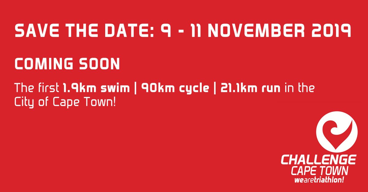 #ChallengeCapeTown will rock the Mother City between 9 and 11 Nov '19 - the 1st <a href="/Challenge_Famil/">Challenge Family</a> *1.9km swim | 90km bike | 21.1km run* in Africa, SA and the <a href="/CityofCT/">City of Cape Town</a>! Visit  bit.ly/ChallengeCapeT… to sign up for #triathlon launch news!