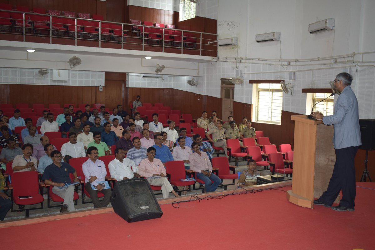 General Observer of 2- Tripura(East) PC, interacting with Sector Officers, Incharges of Flying Squads, Static Surveillance Teams at Agnibina Hall, Belonia. #DeshKaMahaTyohar