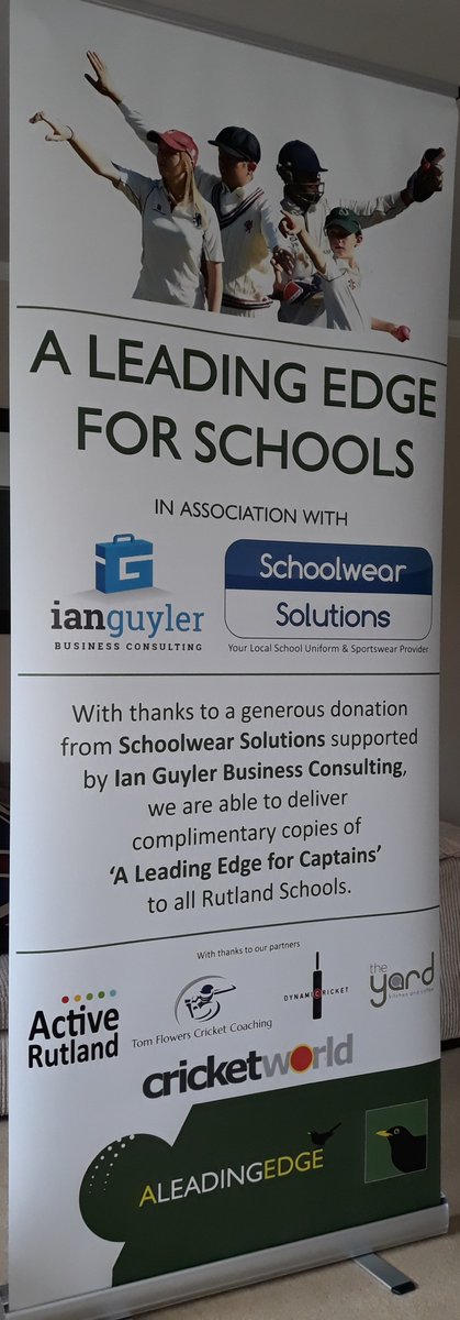 aLeadingEdge1's tweet image. All coming together! #aLeadingEdge for Rutland Schools. #cricket #positiveleaders