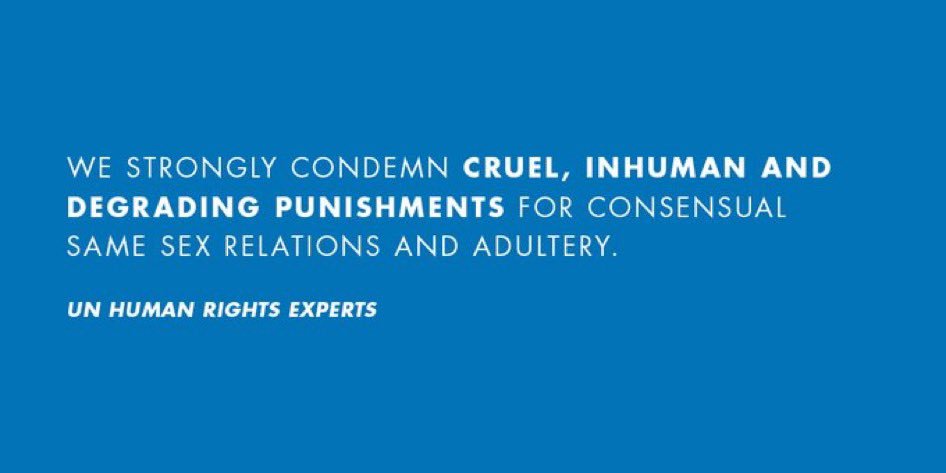 KendallRaeOnYT's tweet photo. The country of Brunei has just made it legal to kill gay people by STONGING THEM TO DEATH.

 We must stand against this, it’s 2019 and we cant have this barbaric behavior in our world!! 

Please BOYCOTT the following hotels around the world that are owned by the sultan of Brunei https://t.co/LkBptr9o1T