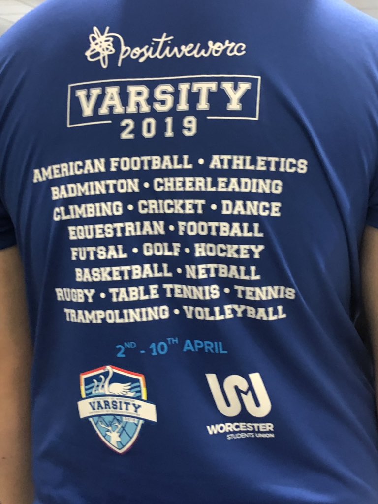 😂😂😂 Accoridng to @WorcesterSU <a href="/worcsuvpsa/">Mike Harris Worcester SU VPSA</a> Rowing and swimming aren’t in varsity. Unlucky <a href="/WorcSwim/">UoW Swim Team</a> <a href="/uni_worcrowing/">Uni Worcester Rowing</a>, didn’t make the cut. #NoOneLikesWater #Getonthebeers