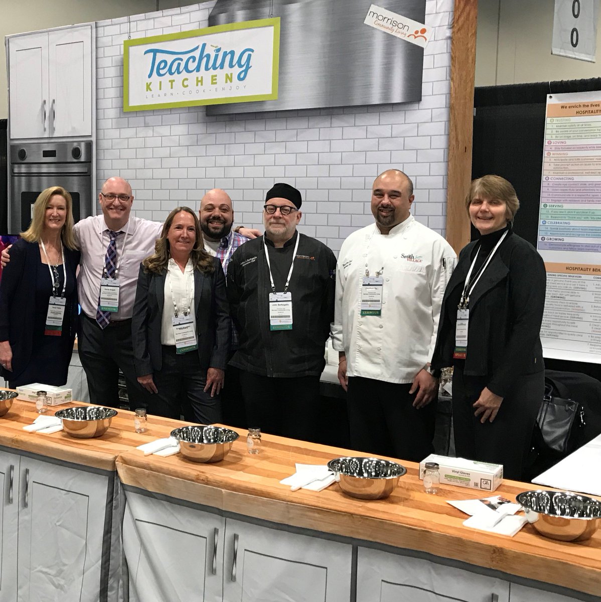 bethebenchmark's tweet photo. If you are attending Leading Age IL today, be sure to stop by our @MorrisonCLiving Teaching Kitchen from 11:00 - 1:30 in booth #1509! #SeniorLiving #LeadingAgeIL #OurFoodRules https://t.co/JRGR4oE0fi