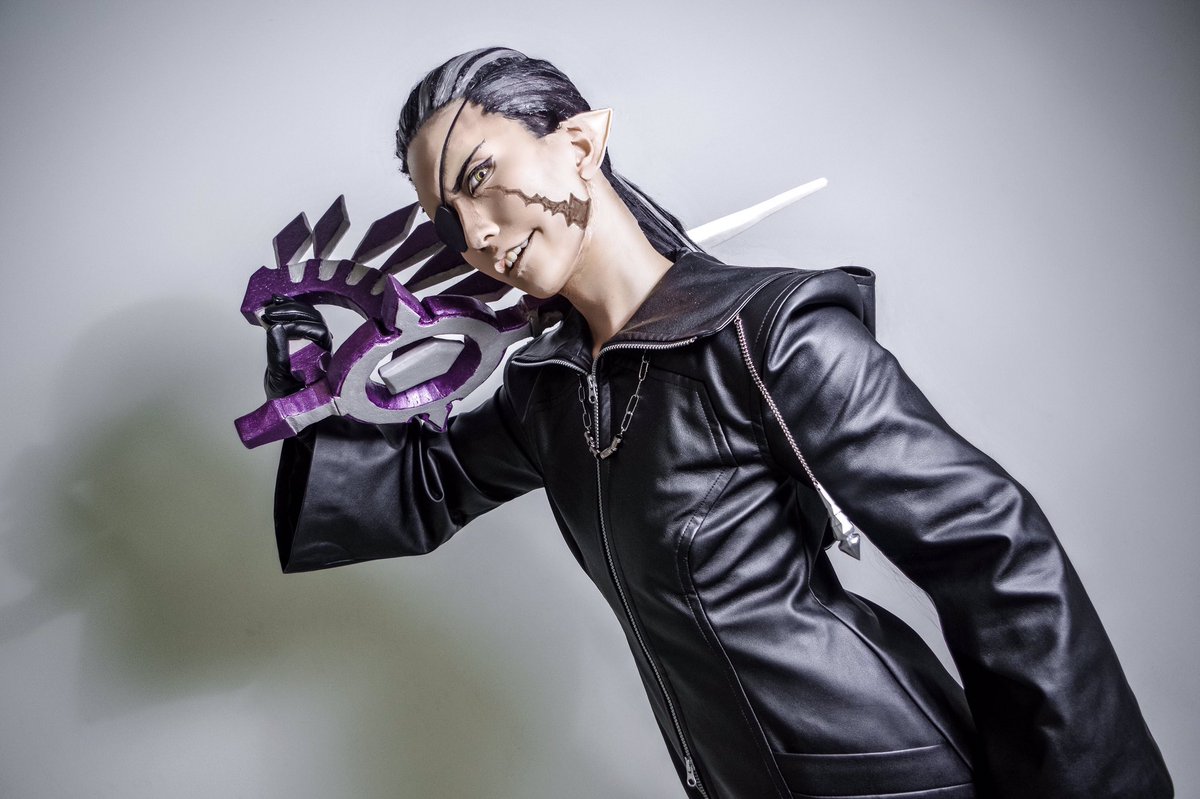 えみる 風花雪月プレイ中 コスプレ Kingdom Hearts Xiii機関 No 魔弾の射手 Xigbar シグバール 裏切り者は消えろってハナシだ 0330xiii機関併せ まおーさん Mao919n