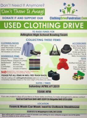 ArlingtonCrew's tweet photo. Spring Cleaning! 2nd location, this Saturday, drop your bags off and support the Crew team! @admiralad845 @AHSAdmiral_Al @ArlingtonCrew https://t.co/DZ70hmPMsb