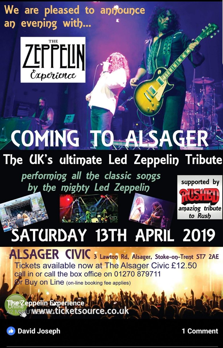 Next show! Tickets going fast!