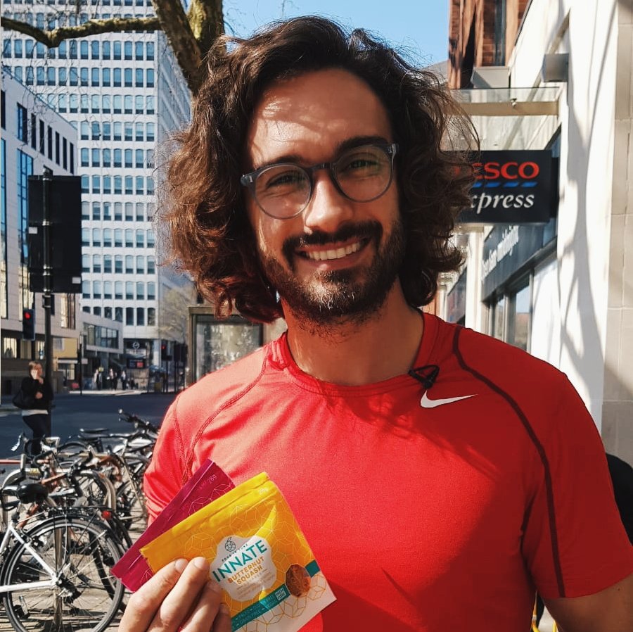 Hope you enjoyed your snacks <a href="/thebodycoach/">Joe Wicks</a> ?! 🤩 
#leanin15 #innatefood #vegan #snacks #healthy #paleo #highfibre #inspirational #fitness #hero