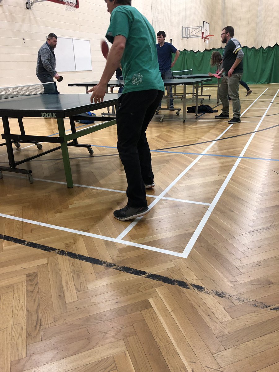 Table tennis enrichment this afternoon