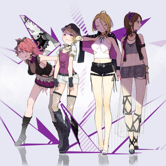 昔の絵だけどQoPのアルバムたのしみ～～! #ナナピク 