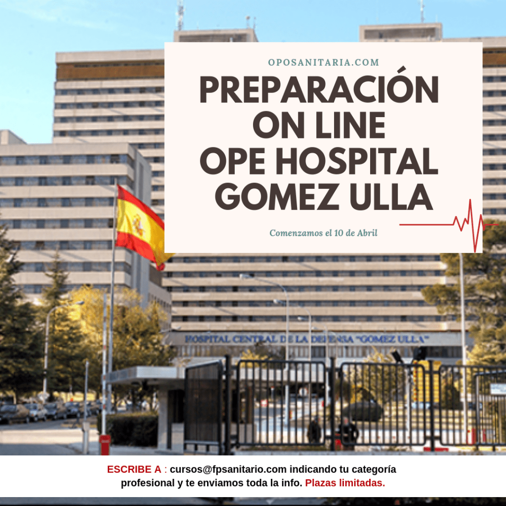 oposanitaria's tweet photo. OPE Hospital de la defensa Gómez Ulla -Madrid https://t.co/0p1kquh5ag https://t.co/7GYWJWToQC