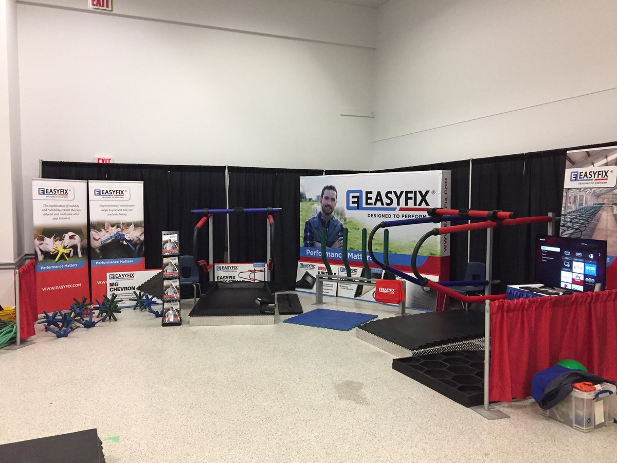 📍Are you attending @CDX2019? 

We are all set &amp; ready to go! We have the latest innovations in #dairy housing on display for the duration of #CDX2019! Stop by our booth in HALL 1 (5E) to visit our expert team &amp; talk all things dairy! #LivestockComfort 🐮